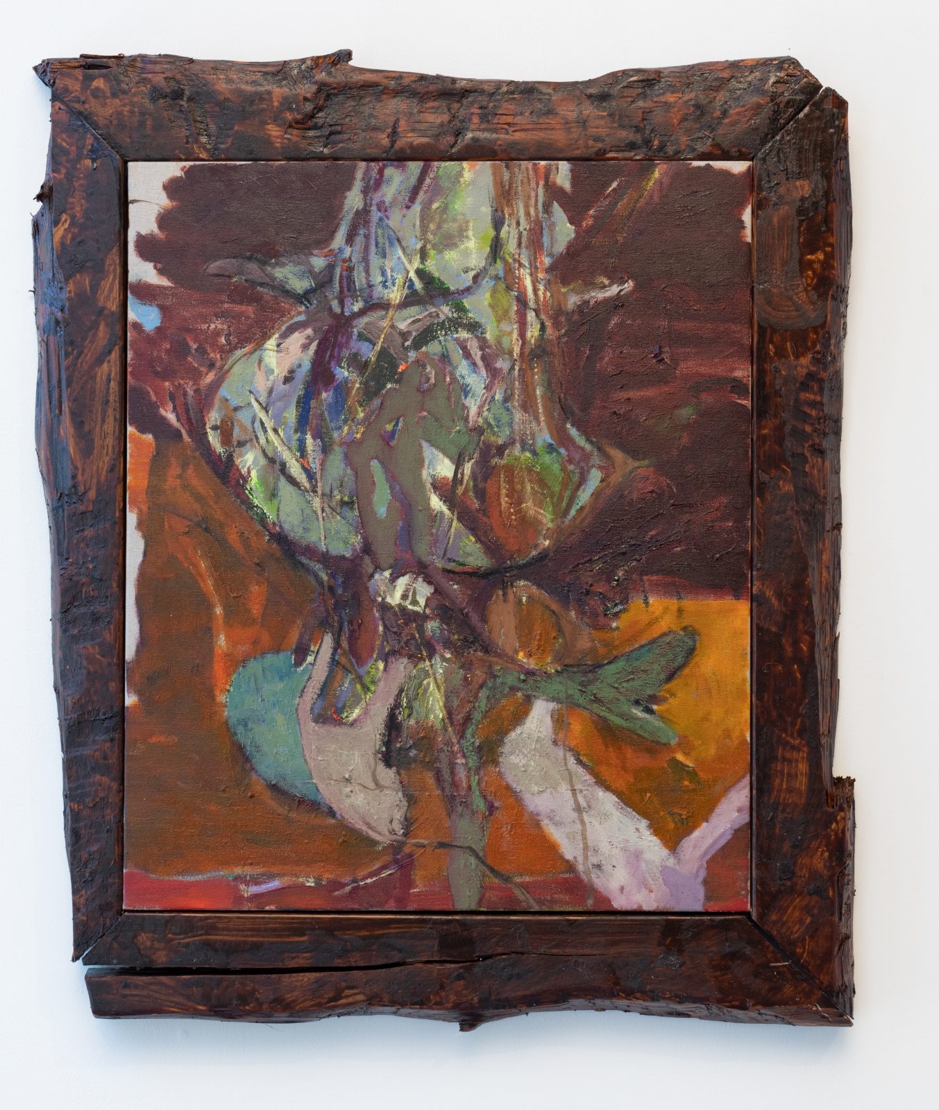 oil paint on linen