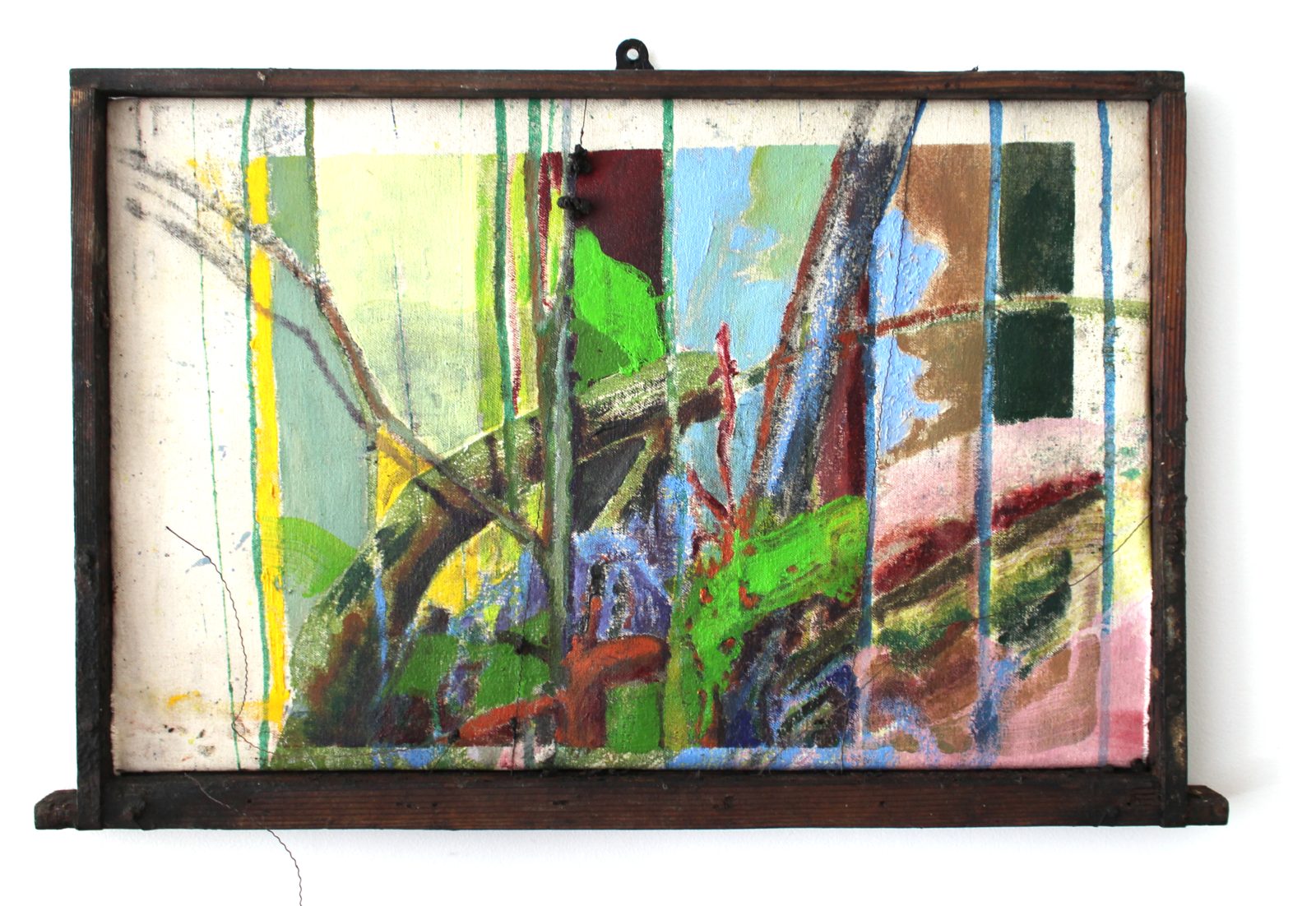 Oil paint and beeswax on canvas