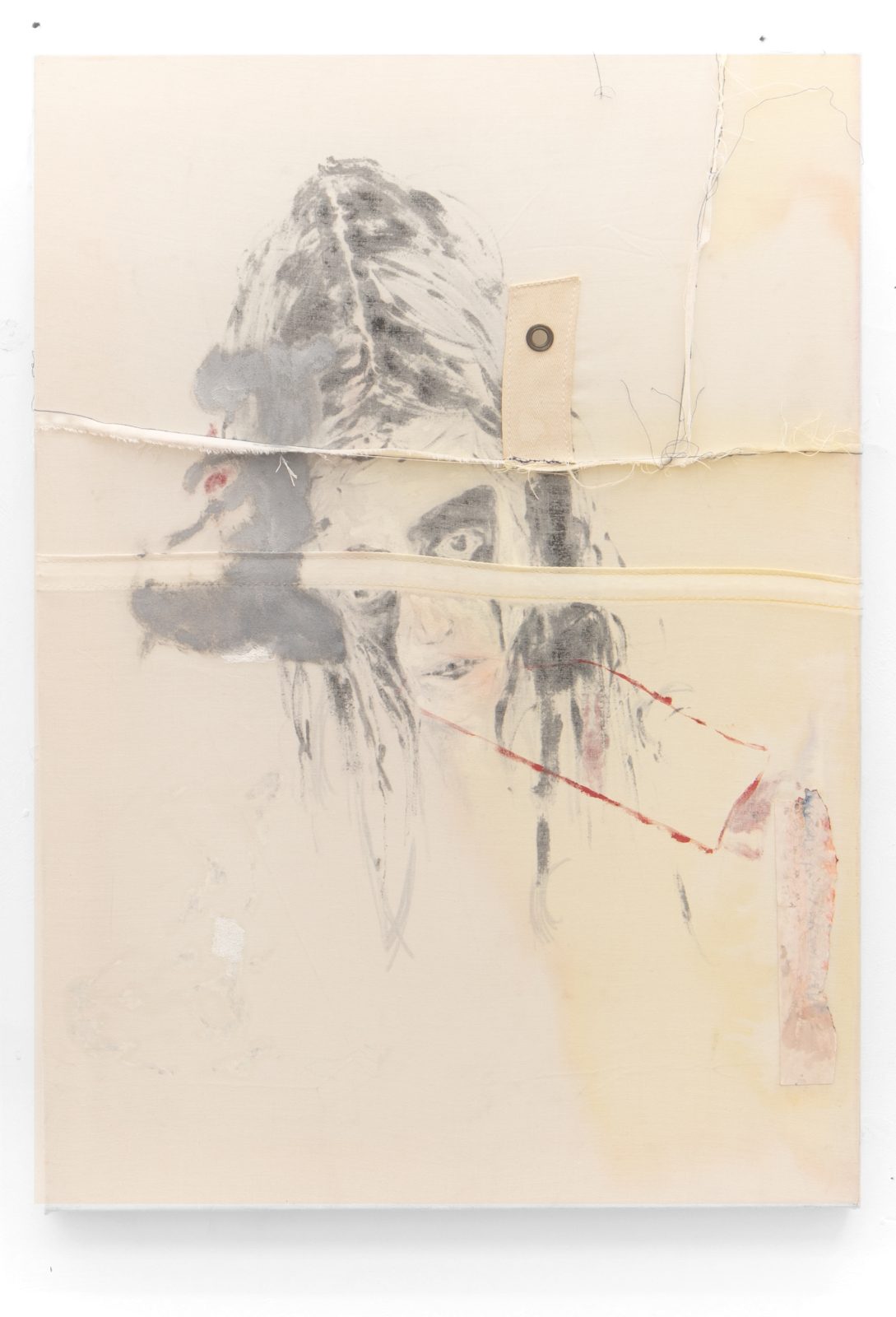 Oil paint, acrylic paint, on tent canvas