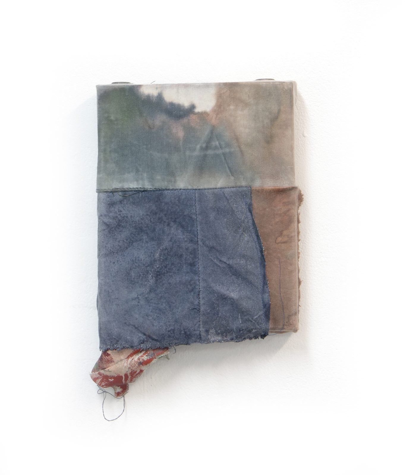 Oil paint, ink, dye, on cotton tent fabric