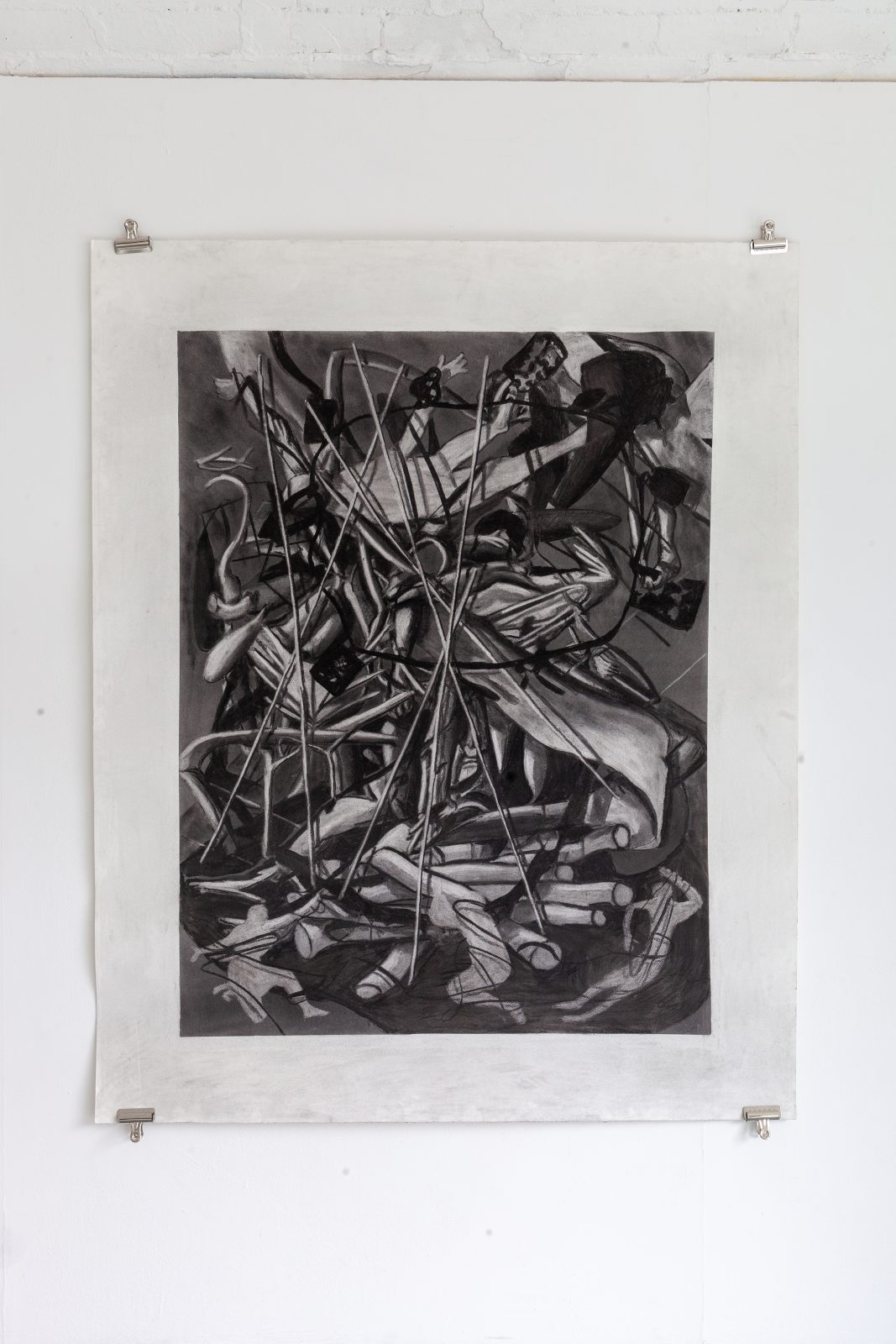 charcoal on paper