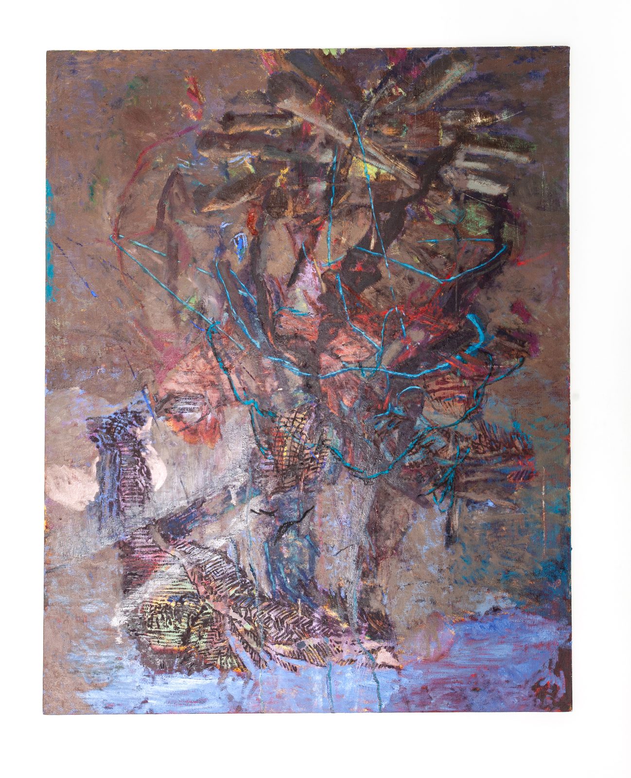 Oil paint on canvas
