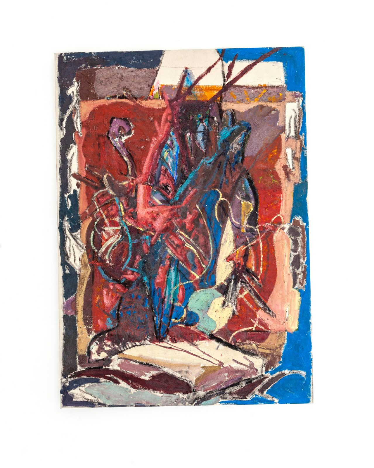 oil paint on linen