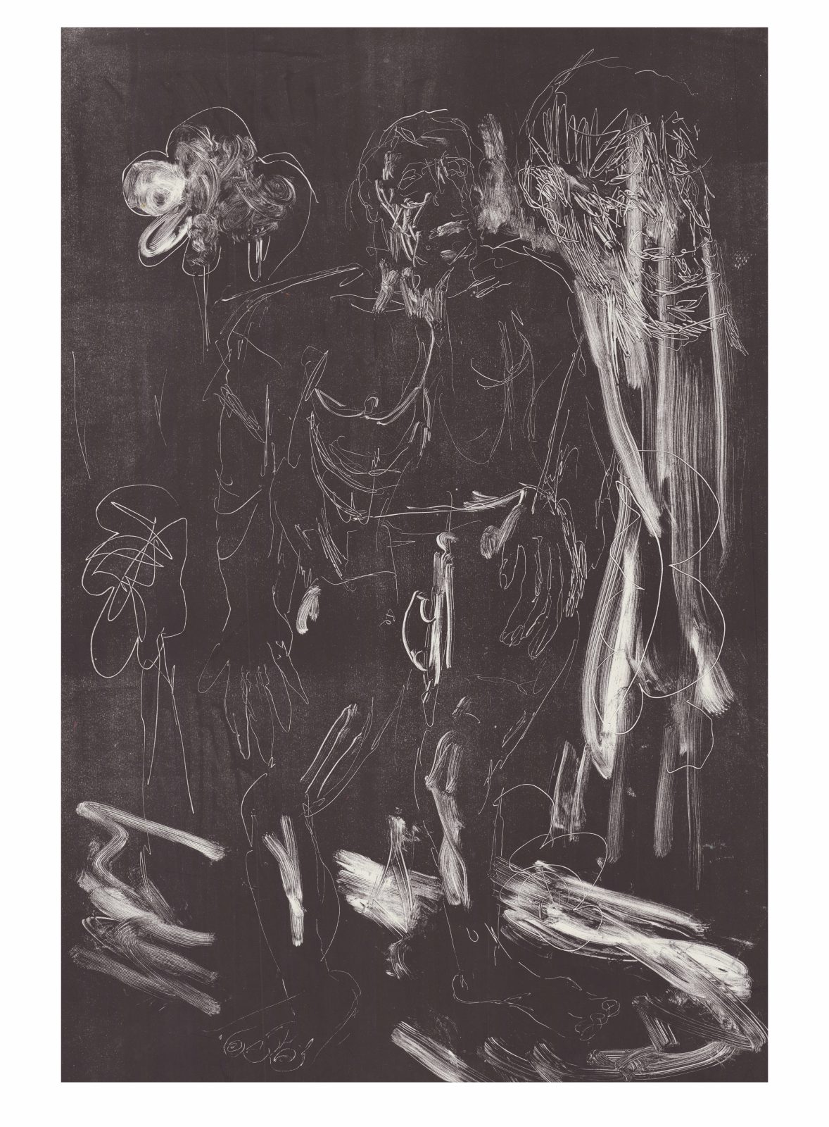 Mono-print on paper