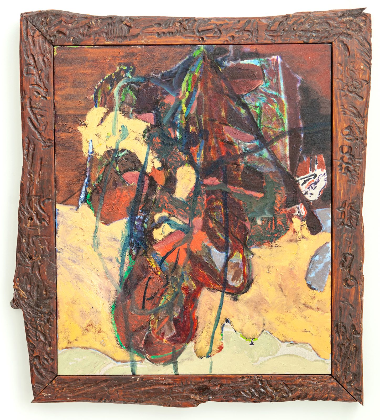 oil paint on linen