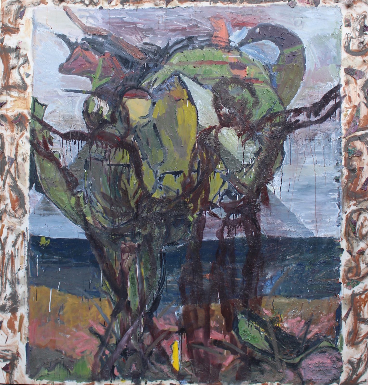 oil paint on canvas